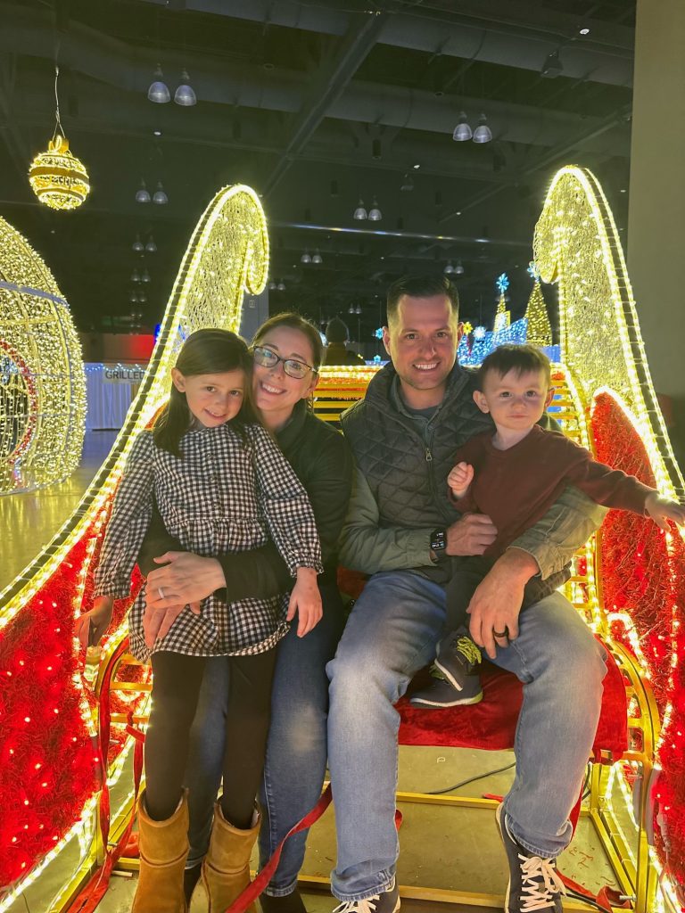 Family having fun in Connecticut