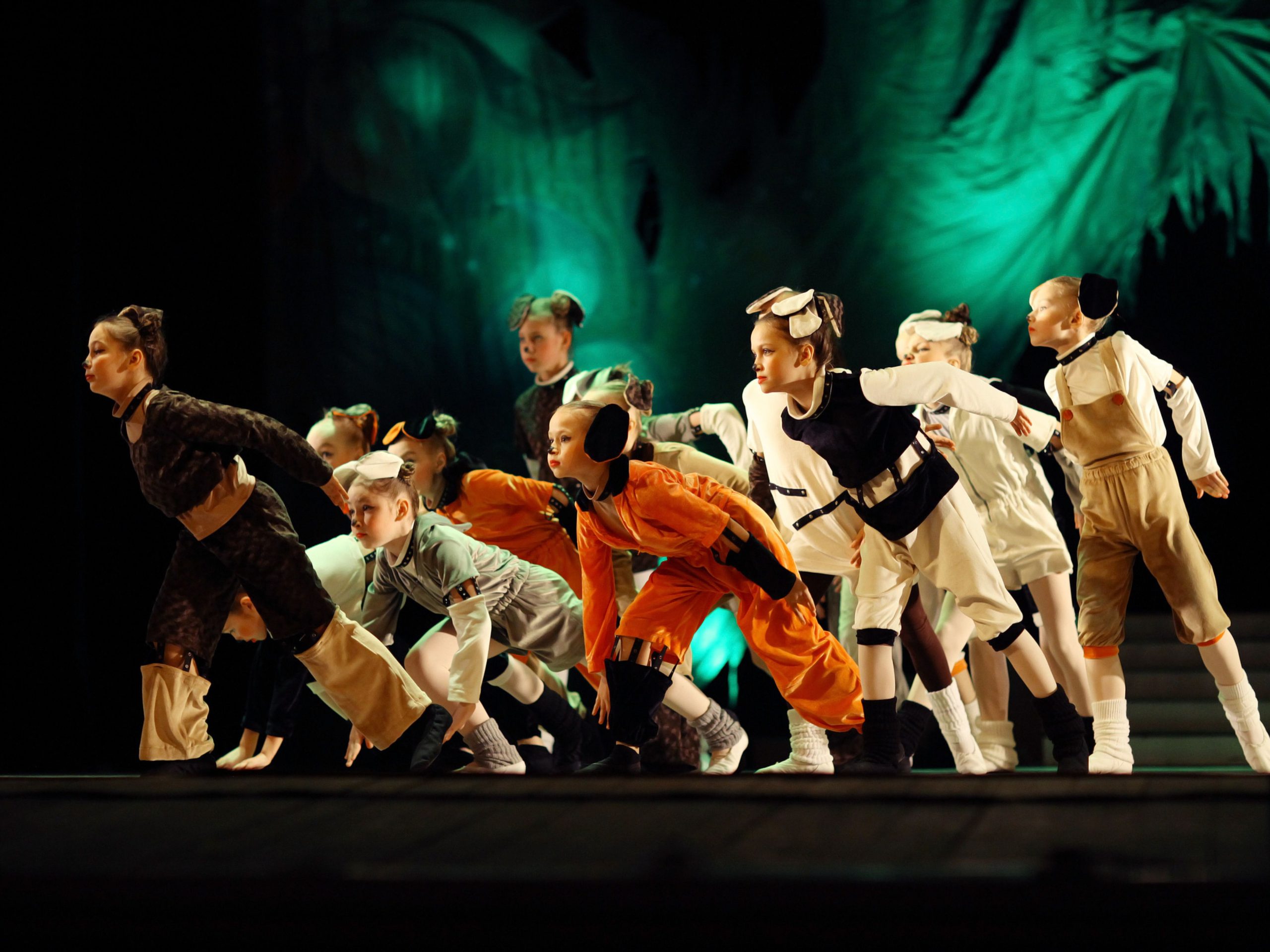 Scene of people on stage at the Bradley Playhouse